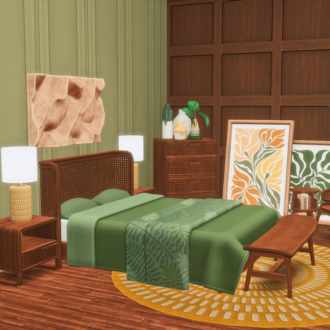 Галерея мода Мебель для спальни Bowed Bedroom #3
